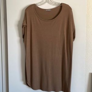 Tan tunic sweater top